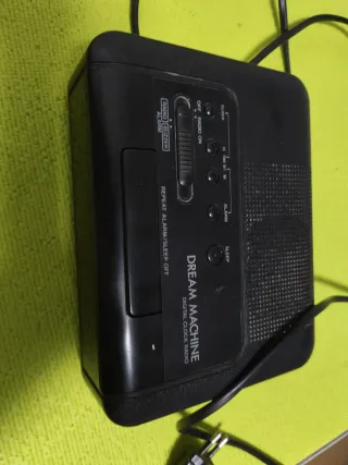 Radio Reloj Sony Dream Machine Negro