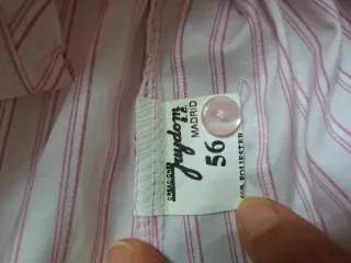 Camisa rosa de verano a rayas