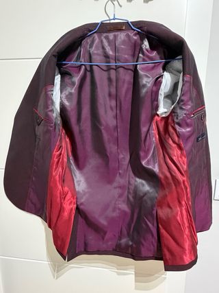 Americana / Blazer Slim Fit Morado