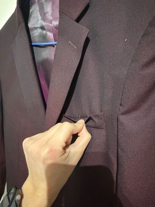 Americana / Blazer Slim Fit Morado