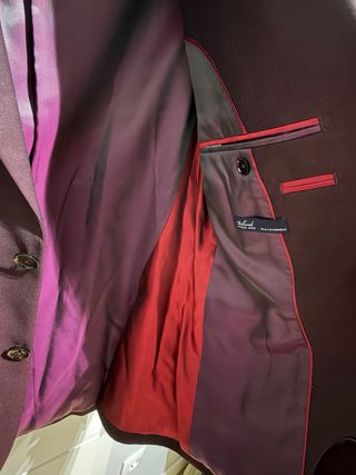 Americana / Blazer Slim Fit Morado