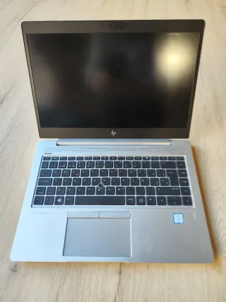 HP Elitebook portatile argento e nero