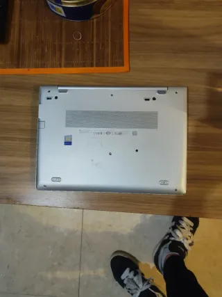 HP Elitebook portatile argento e nero