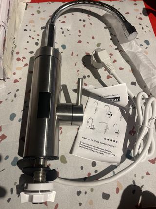 Grifo Calentador Agua Eléctrico Instantáneo