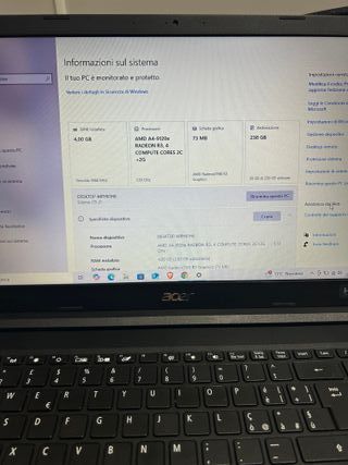 Acer Portatile Nero/Grigio