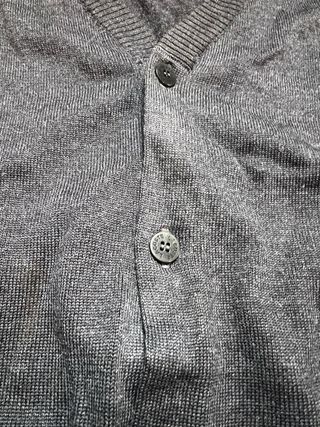 Chaleco Lana Lacoste Vintage Negro