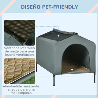 Caseta para Perros PawHut Exterior