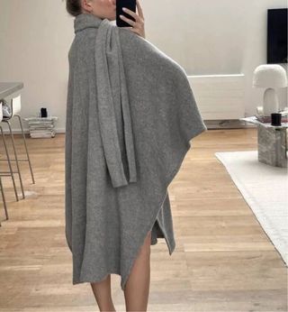 Zara abrigo Capa lana y alpaca