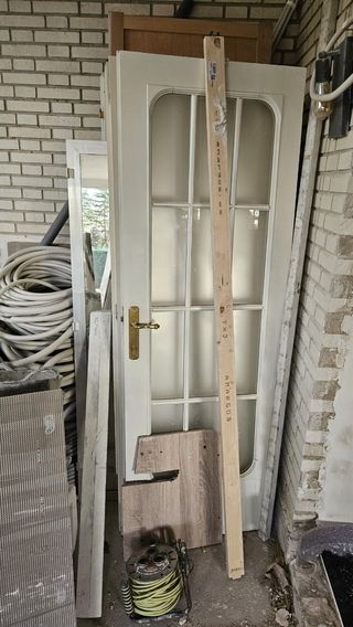 Puertas de interior cristal haya maciza