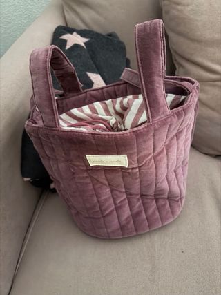 Saco y bolso bombonera Pasito a Pasito