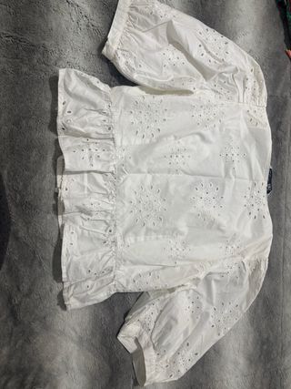 Blusa Zara Talla M Brocada