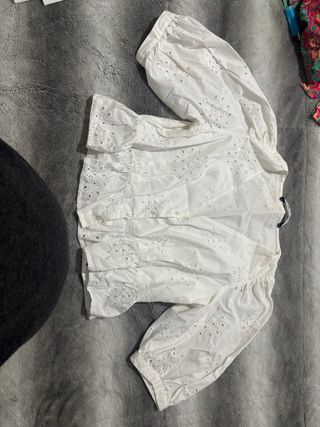 Blusa Zara Talla M Brocada