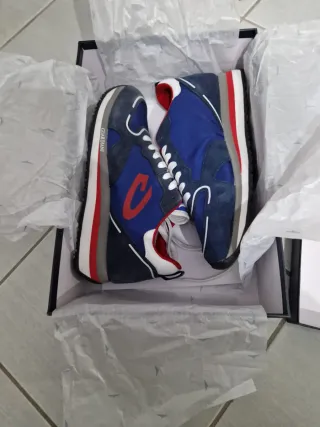 Scarpe Guardiani Uomo Blu/Rosso Tg 42