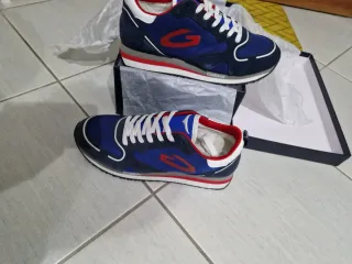 Scarpe Guardiani Uomo Blu/Rosso Tg 42