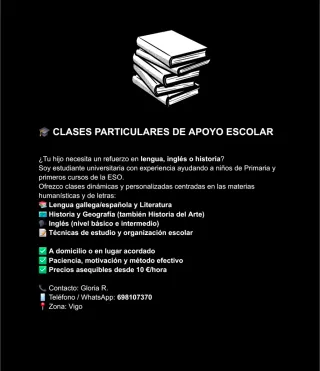 ¡Clases particulares para Primaria y ESO!