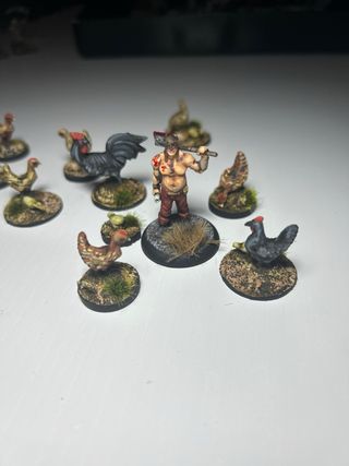 Figuras Gallinas Wargames Warhammer