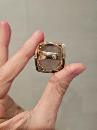 Anillo Oro Piedra luna