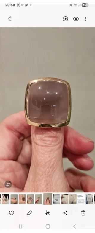 Anillo Oro Piedra luna