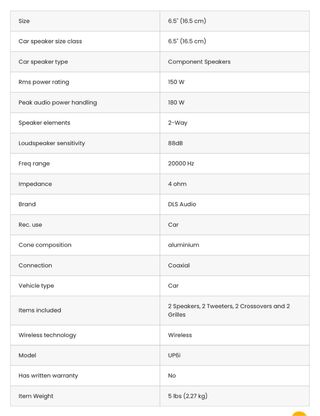 Altavoces vías separadas DLS Up6i