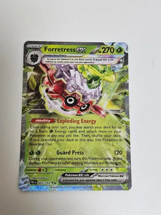 Forretress ex Carta Pokémon