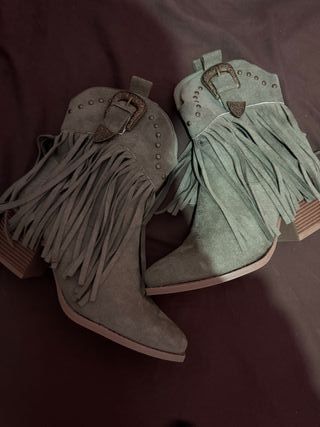 Stivali cowboy con frange