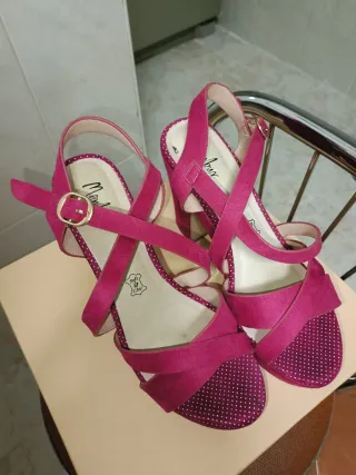 Zapatos de Fiesta Fucsia Membur Talla 37