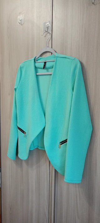 Blazer verde menta pastello