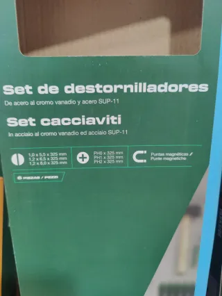 Set Destornilladores y Llaves Hexagonales Parkside