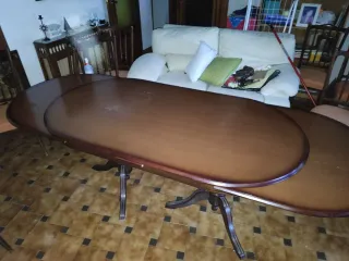 Mesa comedor extensible grande + 8 sillas