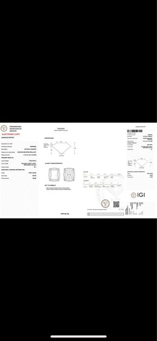 Diamante 0.66 Ct Fancy Natural SI1