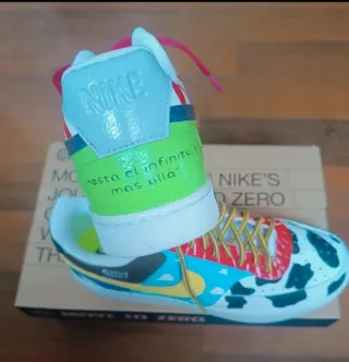 Zapatillas Nike court visión Lo NN pintadas a mano