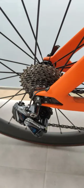 Bicicleta Triatlón BMC Timemachine 02 Naranja