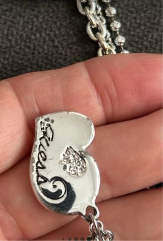 Collar Guess Corazón Plata