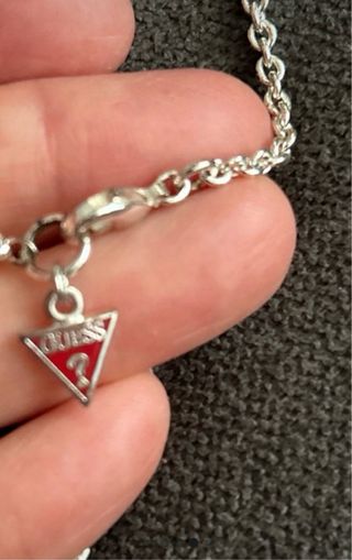 Collar Guess Corazón Plata