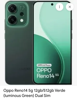 Oppo Reno14 5G 12GB/512GB Verde