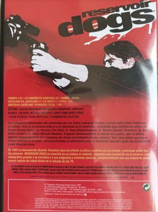 DVD Reservoir Dogs (1992) - Quentin Tarantino