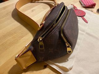 Riñonera Louis Vuitton Rush Unisex Marrón/Rojo