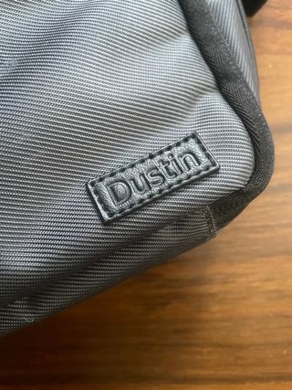 Bandolera Dustin Hombre Negra y Gris