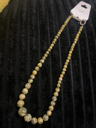 Collar artesanal perlas irregulares