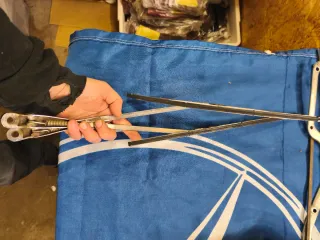 Par de limpa vidros Mercedes w108/109 originais