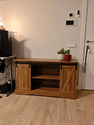 Aparador recibidor puerta granero