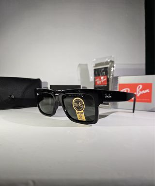 Occhiali Ray Ban Inverness Nero Lenti Verdi