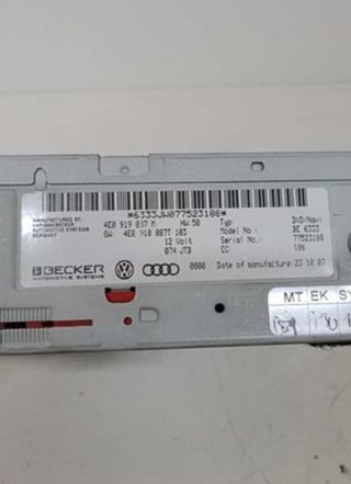 Soporte radio navegador audi 4e0919887 m a5 233886