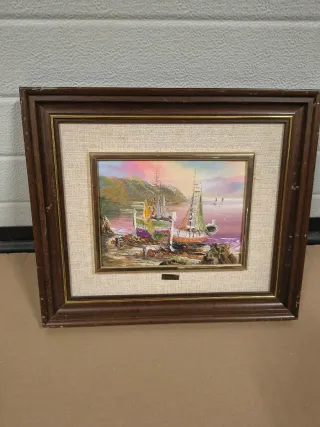 2 Cuadros Óleo E Belda