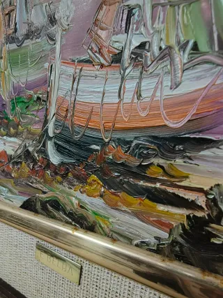 2 Cuadros Óleo E Belda