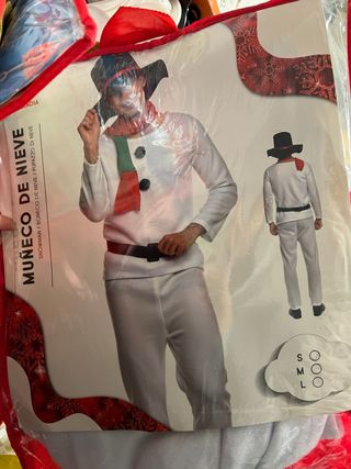 Disfraz Muñeco Nieve Talla S