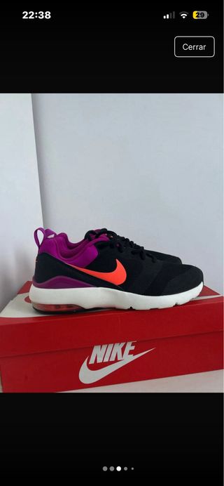 Nike Air Max Negro y Morado