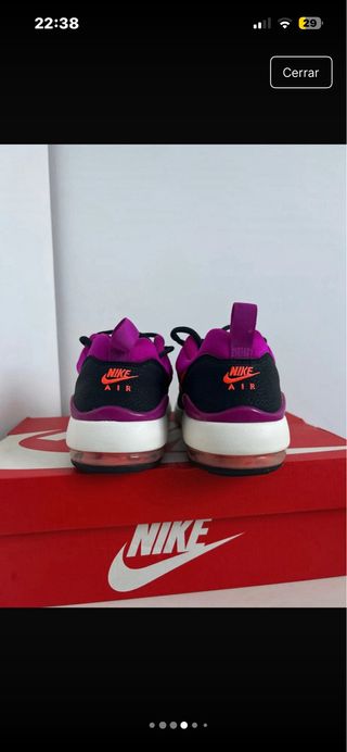 Nike Air Max Negro y Morado