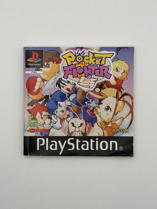 Pocket Fighter PS1 PAL Completo Manuale