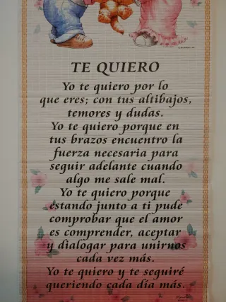 Póster Vintage Te Quiero